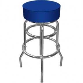 grade stools trademark high grade blue padded bar stool, blue FHIMHUX