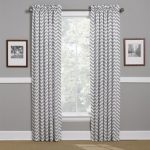 gray chevron curtains WWLGPBG