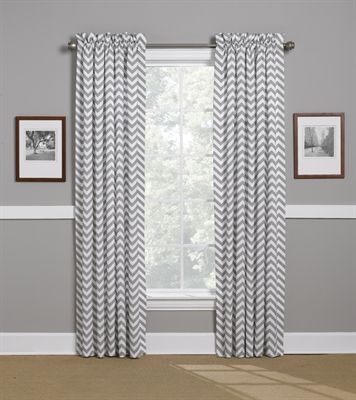 gray chevron curtains WWLGPBG