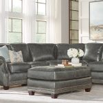 gray sectional sofa frankford charcoal 4 pc leather sectional living room AYTFYRW