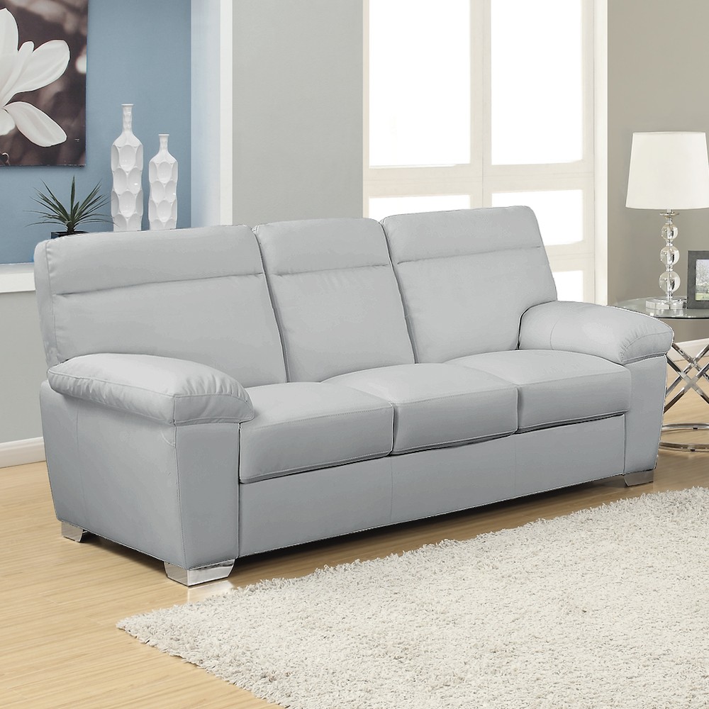 Grey leather sofa 57 gray leather sofa, grey leather sofa wwwgalleryhipcom the hippest pics - ZCOQJPO