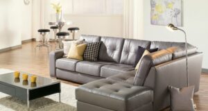 Grey leather sofa artem sofa 902511 rs grey leather sectional need lhf RMWOYQI