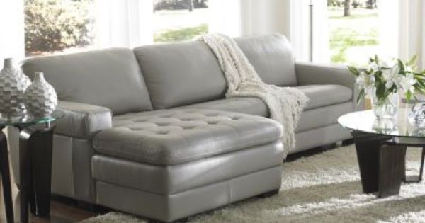 Grey leather sofa i would love to design around this sofa..grey is suppose to be the QOAXZQP