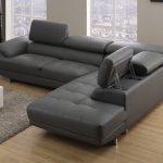 Grey leather sofa ventura right/hand grey leather corner sofas JPHZNYZ