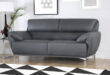 grey leather sofas enzo grey leather sofa 2 seater WBCMVFJ