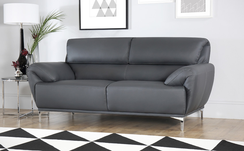 Creating your dream house with grey
  leather sofa