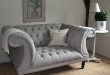 grey sofas chesterfield buttoned sofa: grey button back sofa YQYNSLP