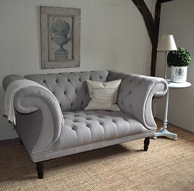 grey sofas chesterfield buttoned sofa: grey button back sofa YQYNSLP