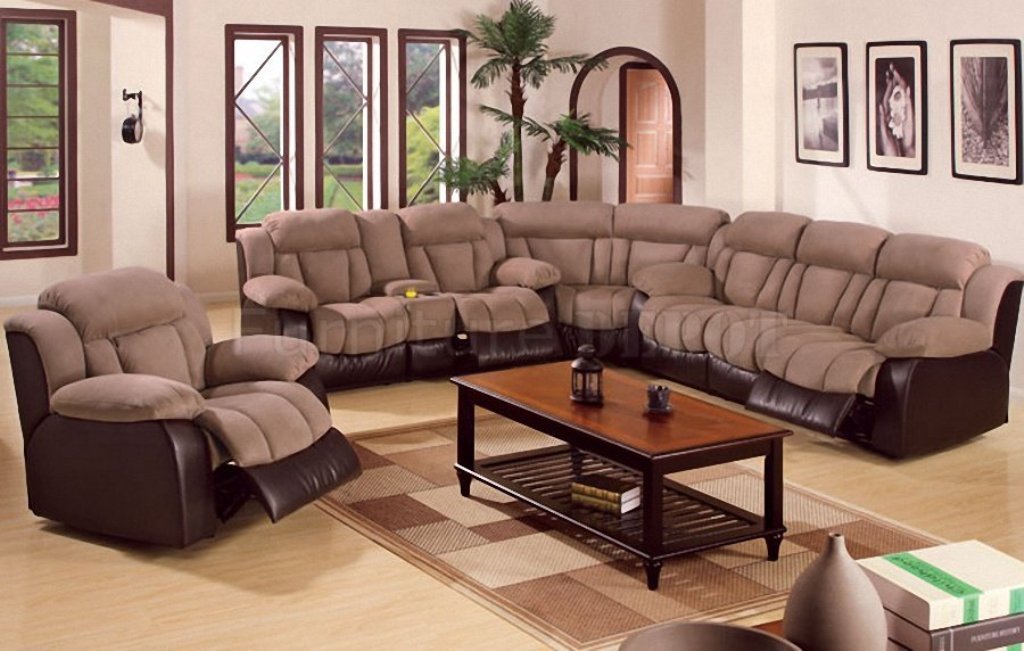 image of: sectional sofas with recliners rice lake wi YWQJQKK