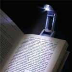 insten book reading light with clip, silver TOAHNVV