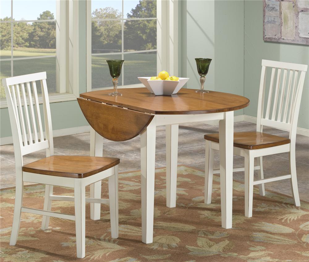 intercon arlington 3 piece dining set with two drop leaves - wayside QRGHDFD