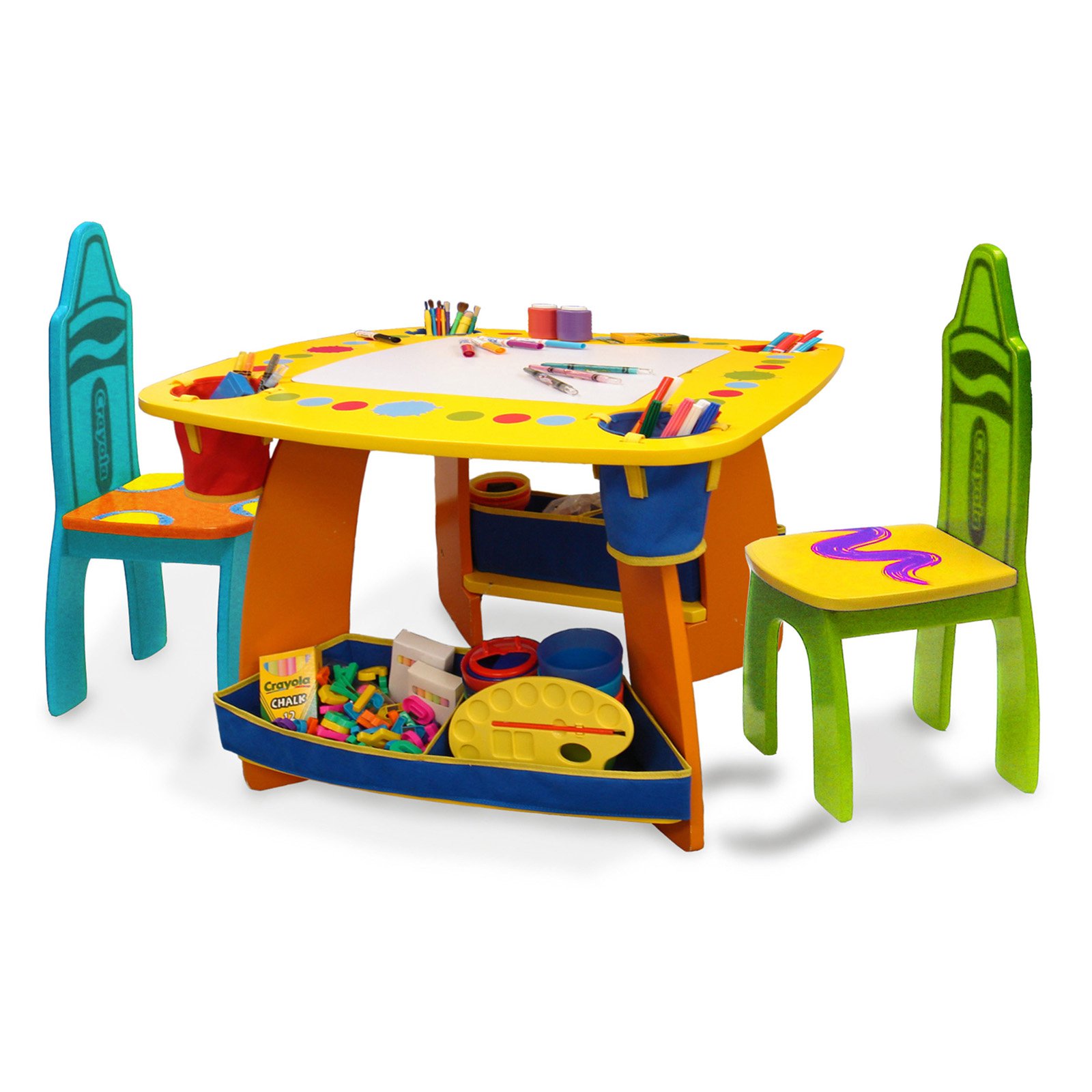 kids table and chairs 3-piece childrenu0027s table and chairs, espresso - walmart.com PBGDZXF