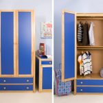 kids wardrobe kids double combi wardrobe - available in blue and pink QHGOYOG