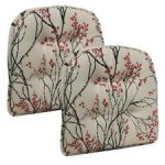 kitchen chair cushions myla gripper tufted dining chair cushion (set of 2) IJJBRIY