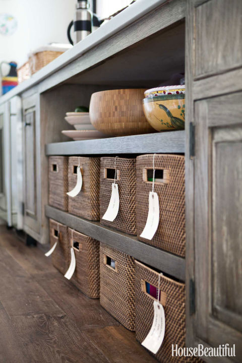 kitchen storage ideas fill up handy bins. YBHAMGX