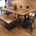 kitchen tables rustic industrial reclaimed barn wood table by woodenwhaleworkshop QMXYVMI