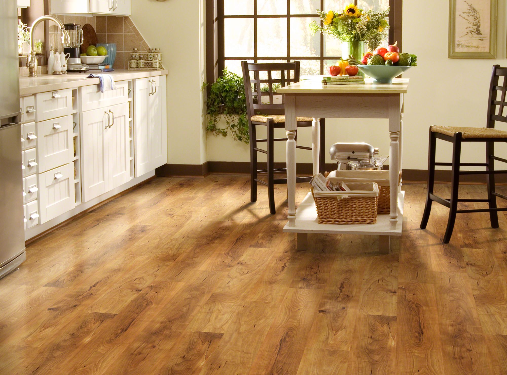 Wooden beauty: laminate floors