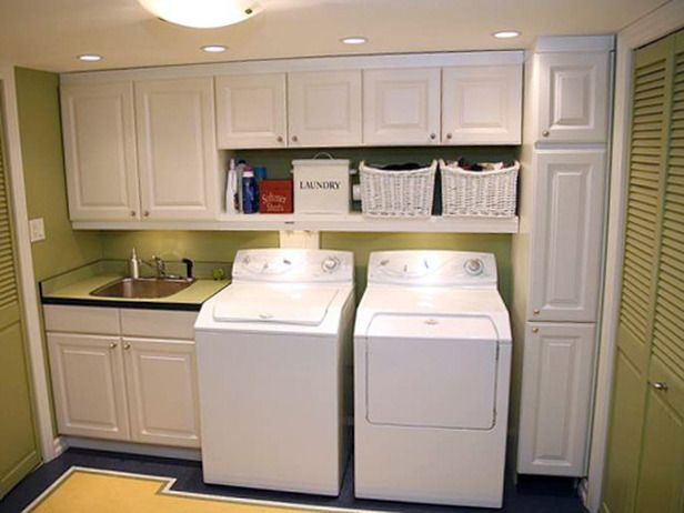 laundry room cabinets love that laundry - 10 great garage conversions on hgtv. laundry room IXJBDTQ
