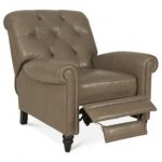 leather recliner chairs martha stewart collection leather recliner chair, bradyn 36 PCIVYHF