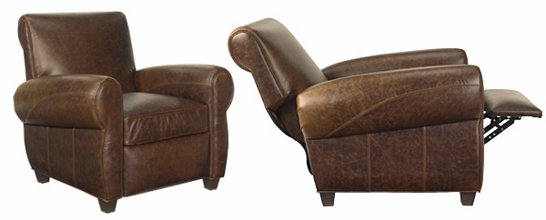 leather recliner chairs tribeca  PKPGSYT