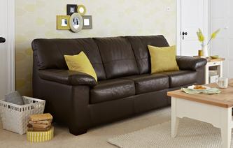 leather sofa bed pavilion leather and leather look 3 seater deluxe sofa bed essential TDOJWMP