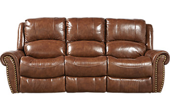 leather sofas abruzzo brown leather reclining sofa CMOREIK
