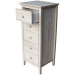 lingerie dresser international concepts lingerie chest with 5 drawers, unfinished GKPEDYV
