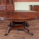 mahogany furnitures ... extra large amp heavy 72 round dining tables ward log home in RWFUOAS