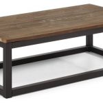 metal coffee table ... coffee table, civic brown coffee table wood and metal contemporary  design RBFPVXZ