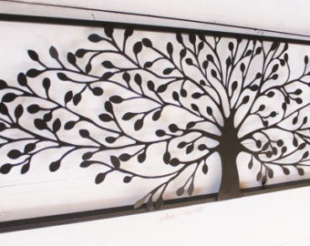 metal wall art decor, metal wall decor, metal tree wall art, tree decor QWIRJIS