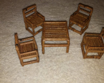 miniature bamboo furniture VYPTJHU