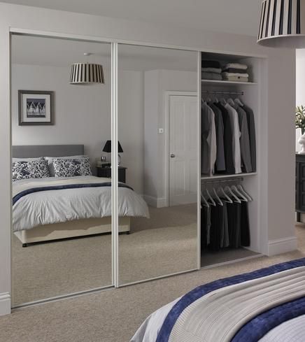 mirror wardrobe sliding mirrored wardrobe doors howden joinery AJTFYFM