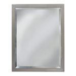 mirrors for bathrooms allen + roth 24-in w x 30-in h rectangular bathroom mirror ULGGNDI
