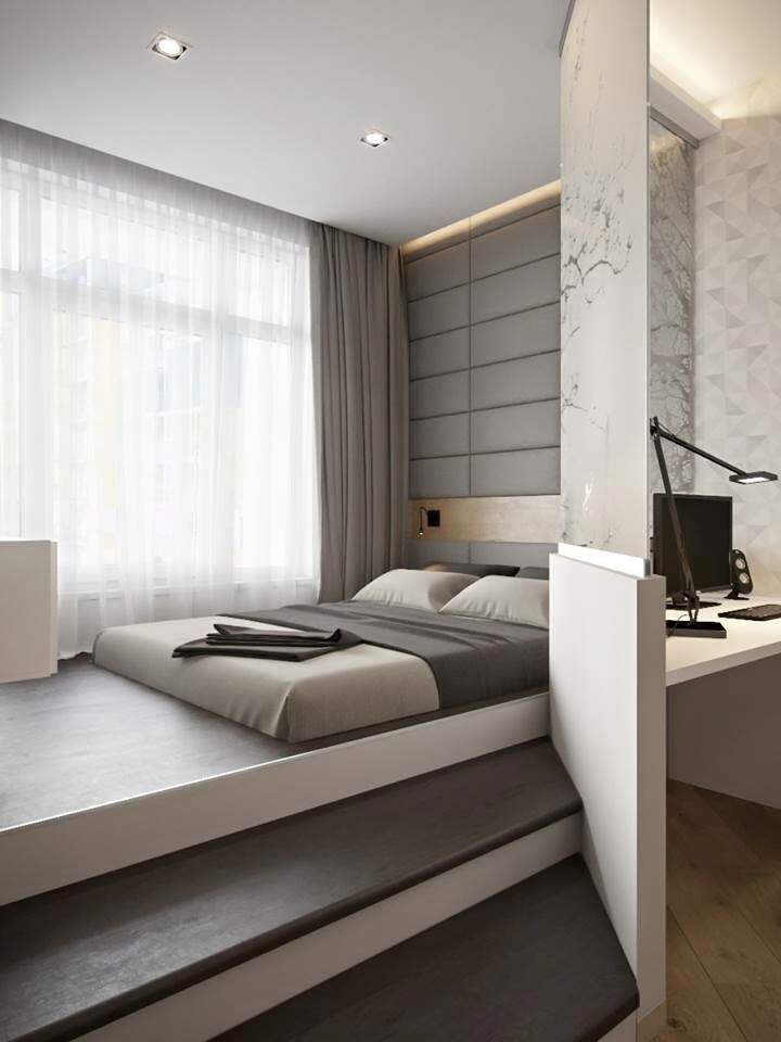 modern bedroom ideas une chambre minimaliste et contemporaine. www.m-habitat.fr/. STHJEJF