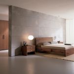 modern bedroom minimalist bedroom photo in philadelphia with gray walls PFNOALN