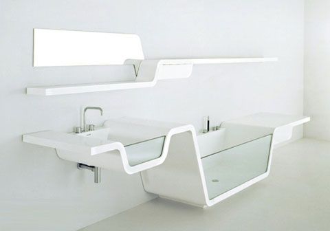 modern design ebb bathroom sink shelf CCYTUUR