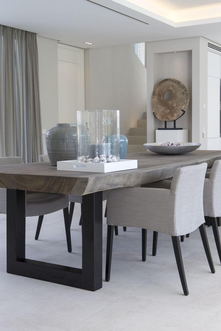 modern dining table erik koijen - vakantiehuis marbella - hoog ■ exclusieve woon- en tuin FYETGMY