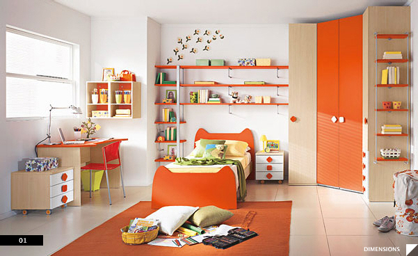modern kids bedroom KJLIXIU