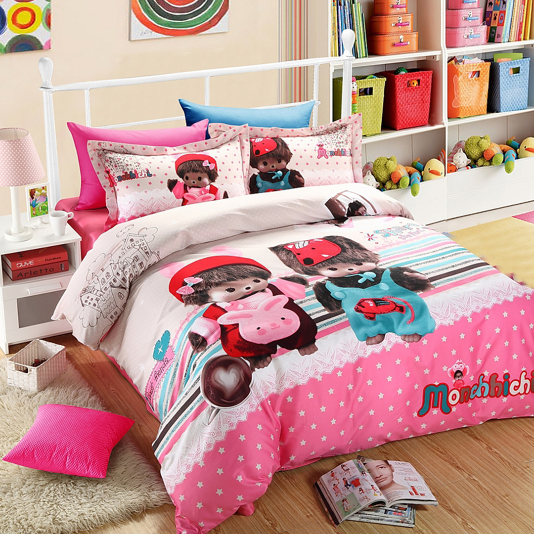 monchichi kids bedding sets AUKWDOQ