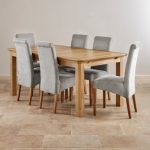 oak table and chairs custom delivery edinburgh natural solid oak dining set - 6ft extending table NOPKYPY