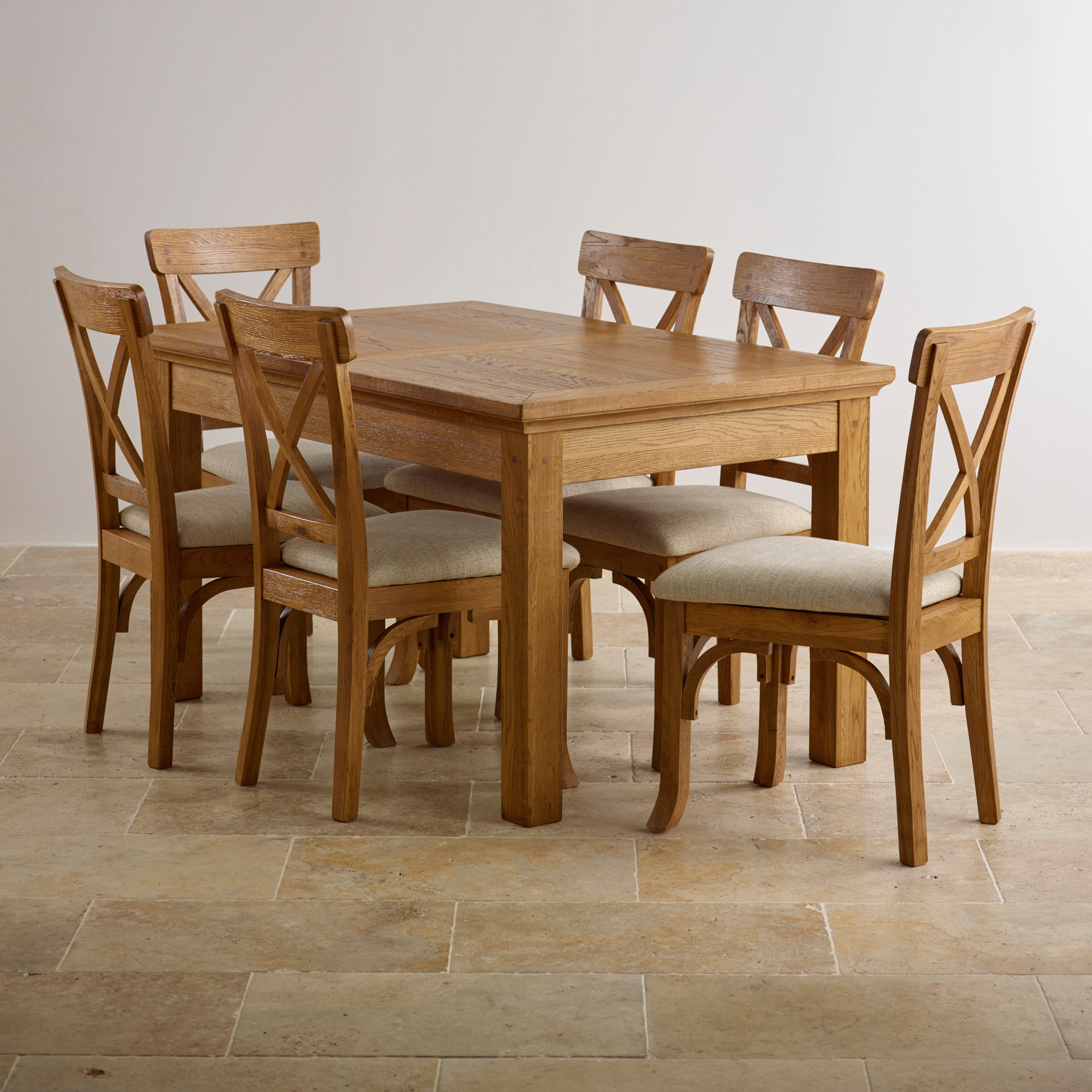 Oak table and chair- durable and
  versatile