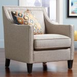 occasional chairs flynn heirloom gray upholstered armchair TEKHYFU