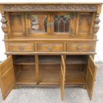 old charm furniture old charm oak antique jacobean style court cupboard - sold WWAZOGO