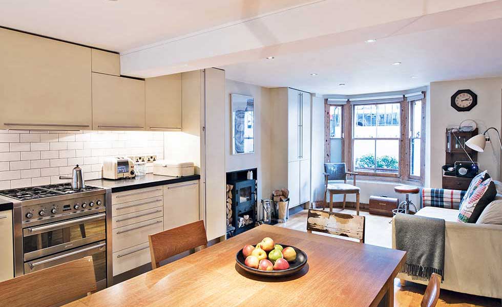 open plan kitchen glazed extension with open plan living HEQYVYQ