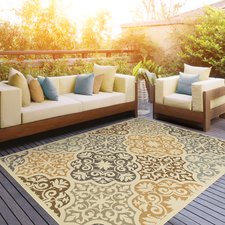 outdoor carpets colton yellow/brown indoor/outdoor area rug QUSXVQW