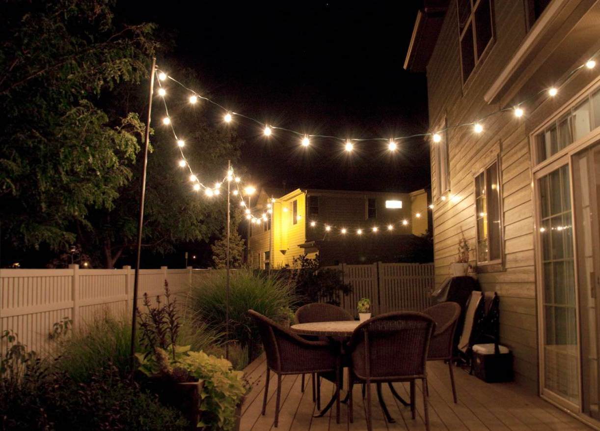 outdoor patio lights ideas outdoor lighting ideas courtyard decor candles  mood lighting RVMBTLE