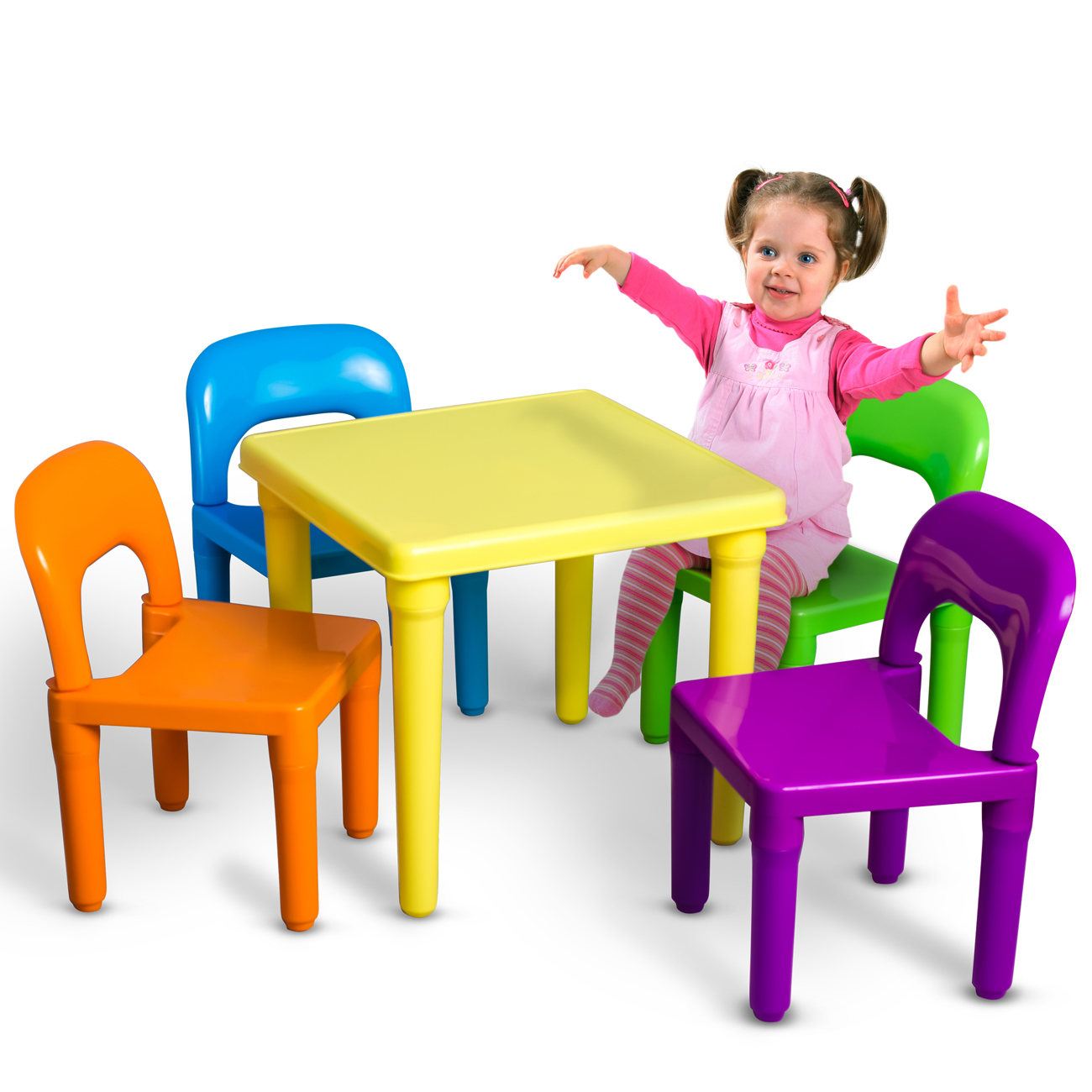 oxgord kids table and chairs play set for toddler child toy activity VMDLNYC