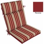 patio chair cushions better homes and gardens outdoor patio reversible dining chair cushion BUQMQKR