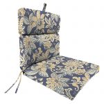 patio chair cushions outdoor high back patio chair cushion - outdoor cushions at hayneedle FWQQZES