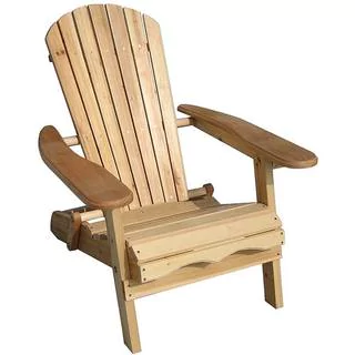 patio chairs merry products foldable adirondack natural finish patio chair kit HFJEOAW